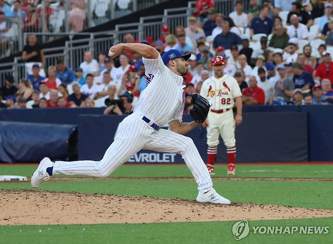 올해 6월 런던에서 열린 미국프로야구 메이저리그 경기 [UPI=연합뉴스 자료사진]