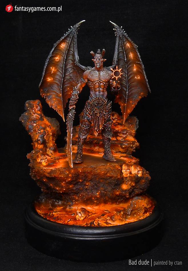 Devil bad dude - painted by ctan