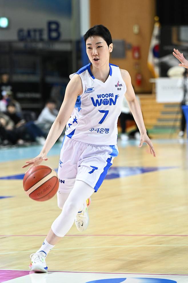 복귀한 우리은행 박혜진. 사진 | WKBL