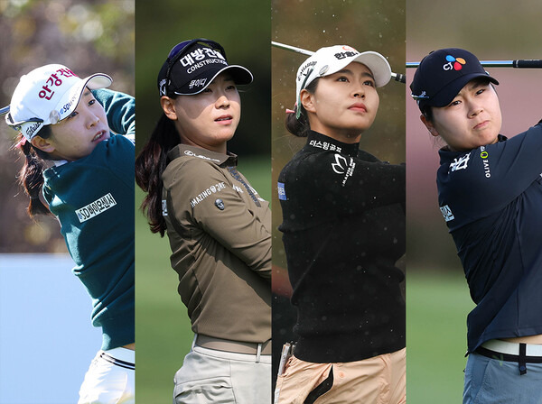 미국여자프로골프(LPGA) 투어 퀄리파잉 시리즈 최종전인 2023년 Q-시리즈에 도전하는 한국여자프로골프(KLPGA) 투어 멤버 임진희, 이소미, 성유진, 홍정민 프로. 사진제공=KLPGA