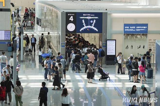 인천국제공항 1터미널 출국장. 사진=임형택 기자