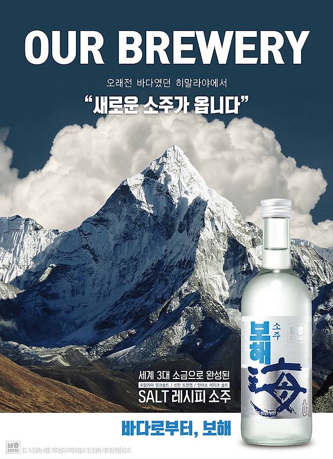 보해소주 홍보 포스터.(사진=보해양조 제공) *재판매 및 DB 금지