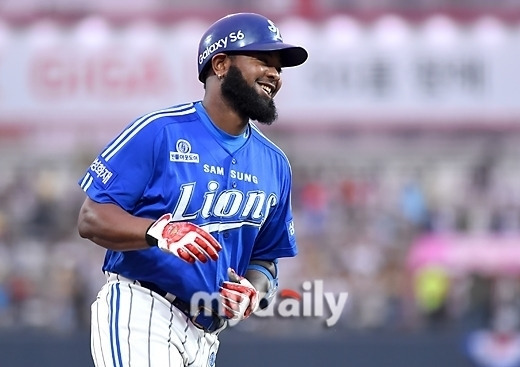 삼성 라이온즈 시절의 야마이코 나바로./마이데일리