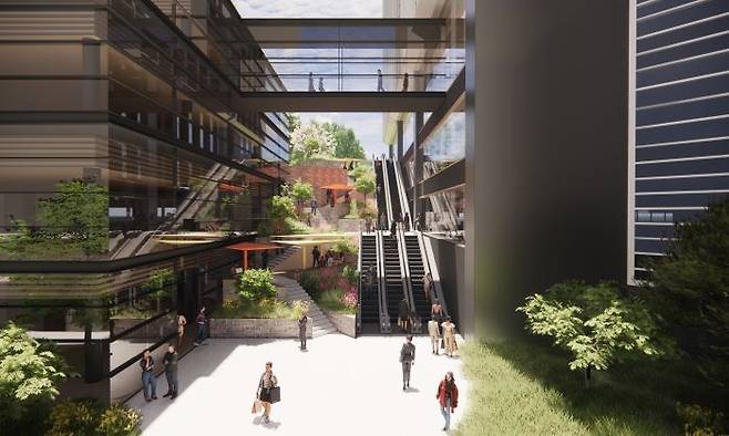 남산 연결 에스컬레이터 조감도ⓒ서울시 제공