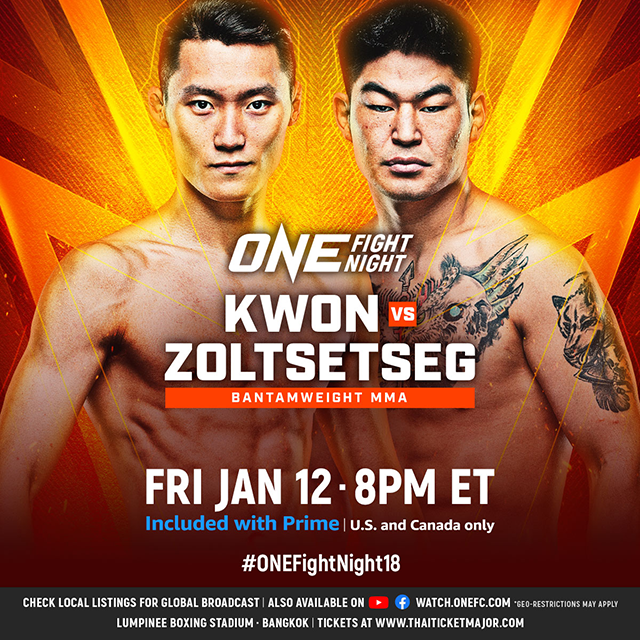 원챔피언십 종합격투기 밴텀급 4위 권원일(왼쪽), 복싱 몽골국가대표 출신 신에착트가 졸체체그. 사진=ONE Championship 제공