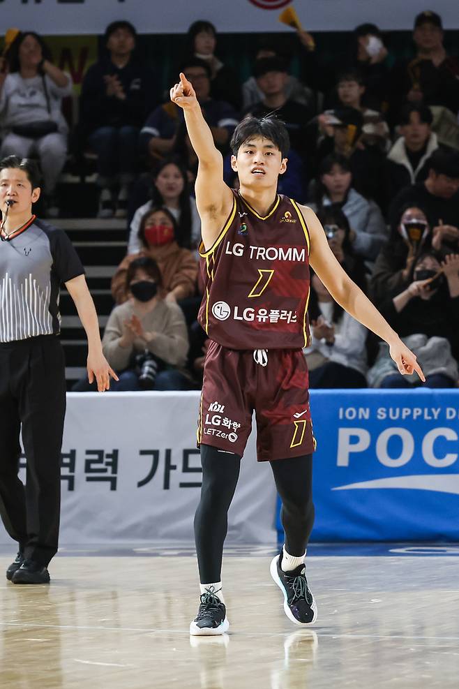 창원 LG 신인 유기상. 사진 | KBL