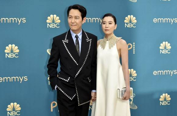 이정재와 그의 연인 임세령 부회장. AP 연합뉴스