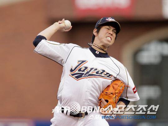 2015년 프리미어12 일본대표로 출전한 마에다. AFP연합뉴스