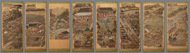 "Banquet for the Governor of Pyeong-an" from the 19th century (Samsung Foundation of Culture)