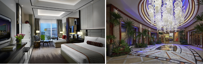 (우) 스카이 스튜디오 킹 솔레어 리조트 일반 객실 (우) 솔레어 리조트 로비