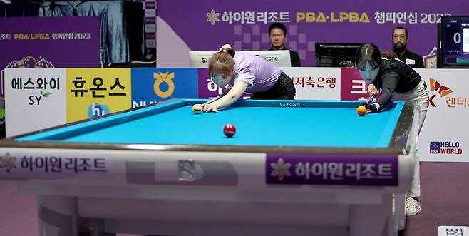 하나카드 사카이(좌)-임혜원의 뱅킹샷, PBA