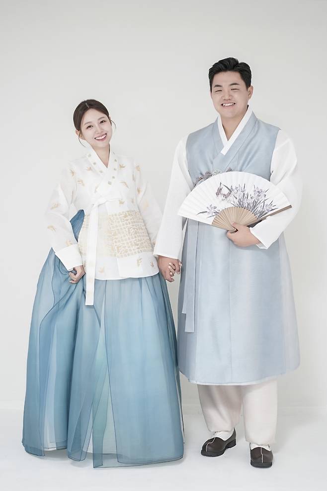 장현식-송지영 커플. 사진제공 | KIA타이거즈.