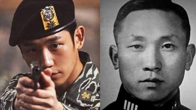 좌 : '서울의 봄' 정해인 / 우 : 김오랑 소령