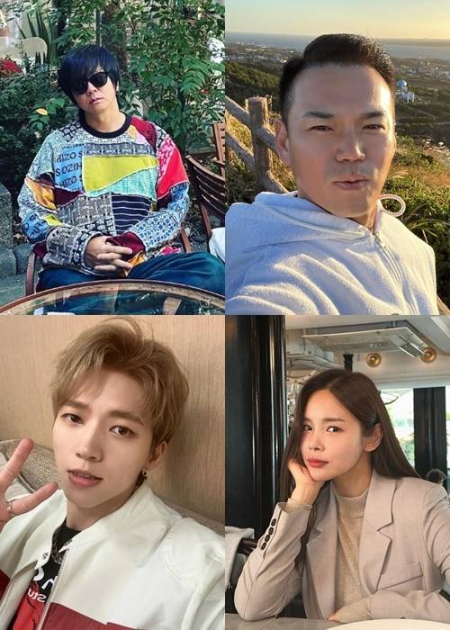 윤도현, 이정, 남우현, 조정민이 암 투병을 고백했다. 사진 = SNS