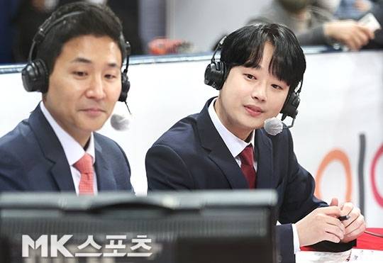 이찬원이 ‘2023 희망 더하기 자선야구대회’에서도 존재감을 빛냈다. 사진=김영구 기자