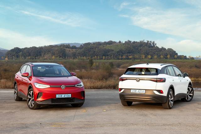 폭스바겐의 순수 전기 SUV 2023년형 ID.4의 모습. 사진 제공=폭스바겐코리아