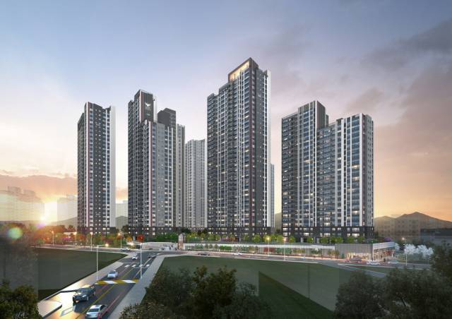 소사역 롯데캐슬 더 뉴엘 투시도. /사진 제공=롯데건설