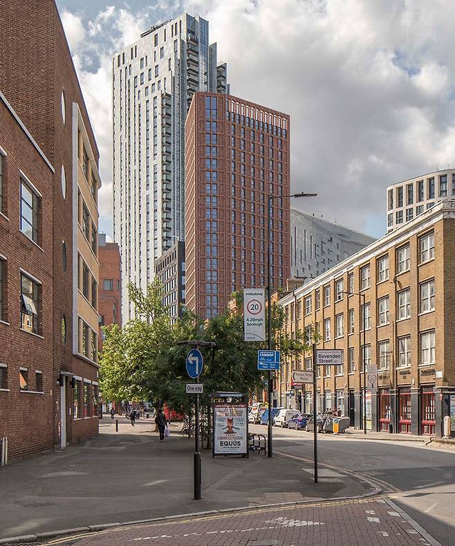 GS건설 자회사인 영국 엘리먼츠가 수주한 모듈러 호텔 조감도. 공사가 마무리되면 이 같은 모습으로 지어진다. /GS건설 제공