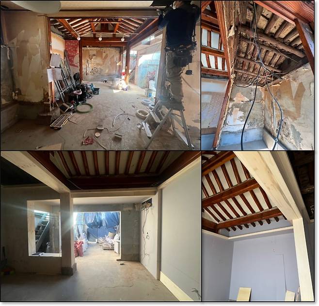 공사 중인 모습(사진제공=밸류업이노베이션)