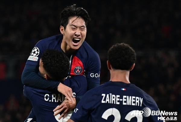 이강인은 2023-24시즌 PSG에 없어선 안 될 핵심 전력으로 올라서고 있다. 사진=AFPBBNews=News1