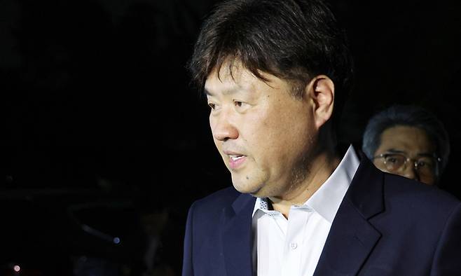 더불어민주당 이재명 대표의 측근인 김용 전 민주연구원 부원장. 연합뉴스