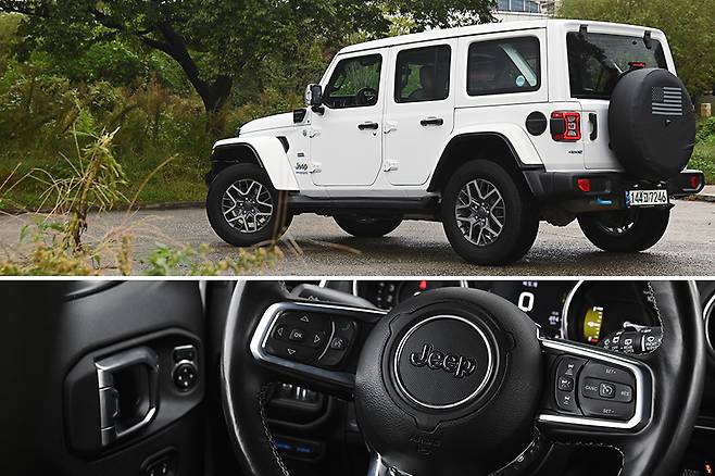 지프 랭글러 4Xe 오버랜드 파워탑. 김학수 기자