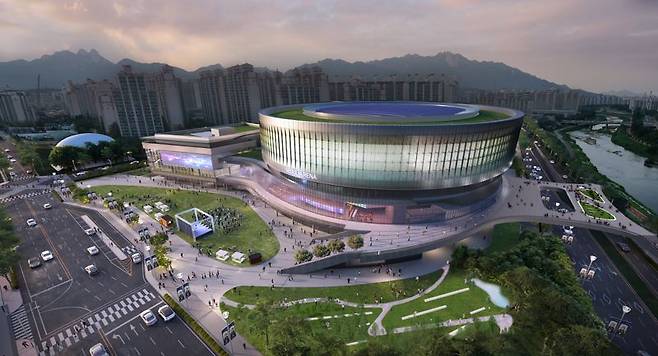 서울 도봉구 창동에 짓는 서울아레나 조감도. 서울아레나 제공