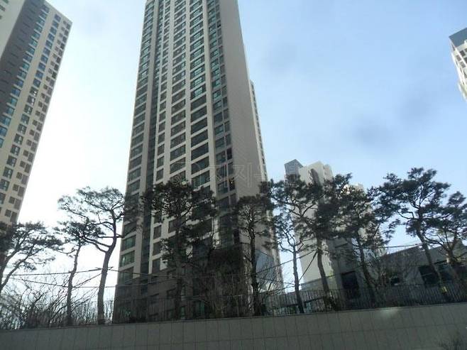 다음달 매각 예정인 서울 강남구 개포동의 한 신축 아파트 전경. /지지옥션 제공