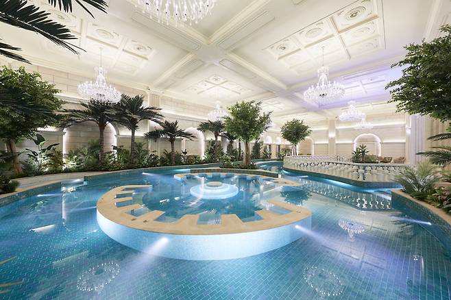 검암역 로열파크씨티 내 수영장. DK아시아