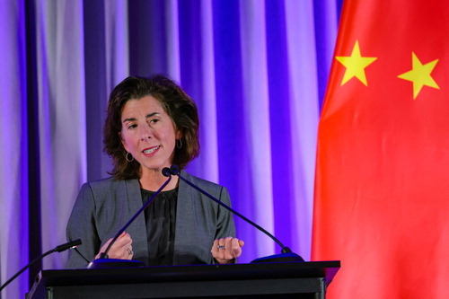 U.S. Commerce Secretary Gina Raimondo [Photo by AFP / Yonhap]