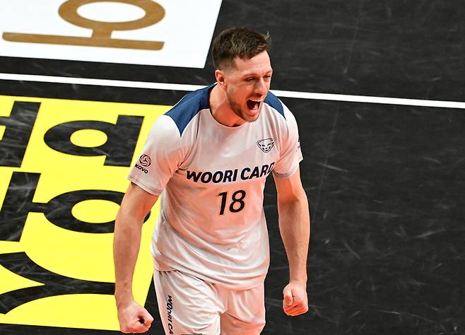 우리카드 마테이 콕. 한국배구연맹 제공