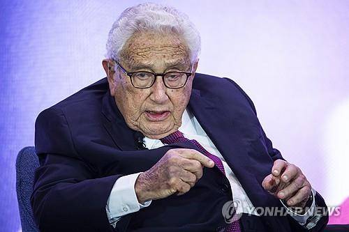 키신저의 생전 모습 [EPA=연합뉴스 자료사진]