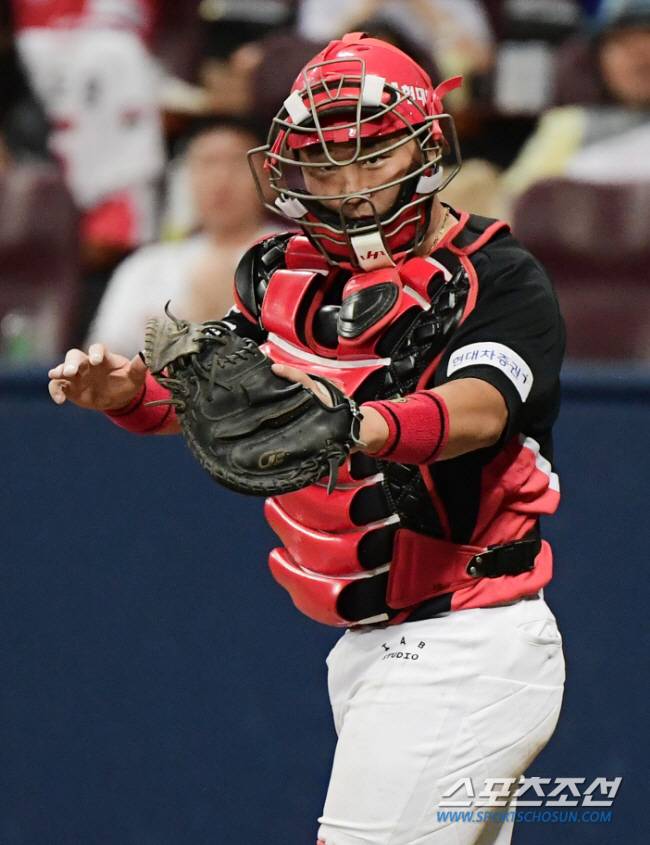 2차 드래프트를 통해 SSG 랜더스에 이적한 포수 신범수. 스포츠조선DB