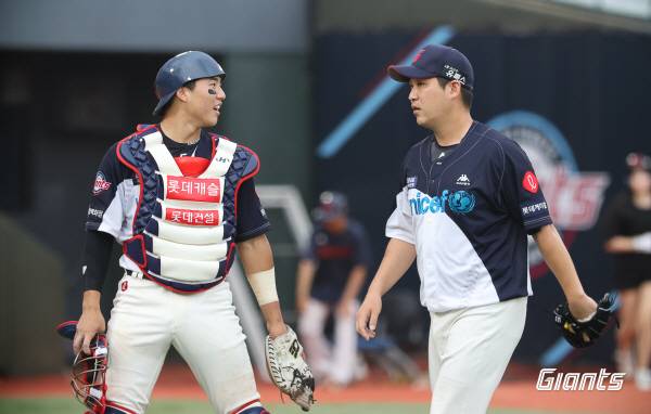 손성빈은 이번 마무리 캠프에서 타격 능력 향상에 좀더 신경을 썼다고 말했다. 사진 출처 = 롯데 자이언츠