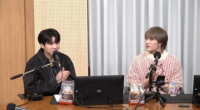 왼쪽부터 남우현 방예담 (사진=SBS 파워FM ‘두시탈출 컬투쇼’ 캡처)