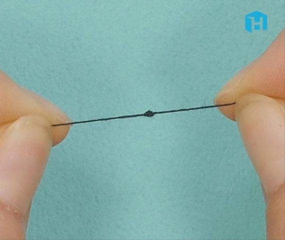 바느질 할 때 시작매듭, 마무리매듭 짓는 방법