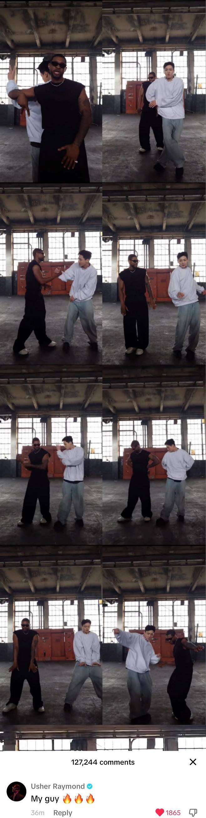 "My guy" 방탄소년단 정국X어셔 'Yeah!' 댄스 영상 공개..'특급 레전드 케미'