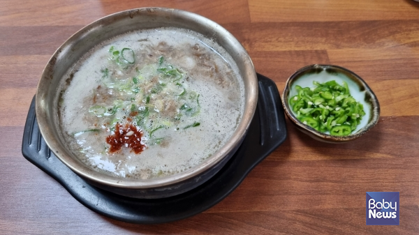 모자반이 주재료인 몸국. ⓒ김재원