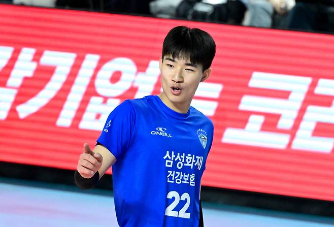 삼성화재 김우진. 사진제공=KOVO