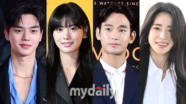 작품의 완성도를 위해 기꺼이 전라 노출 연기도 불사한 명품 배우 송강, 나나, 김수현, 임지연/마이데일리 사진 DB