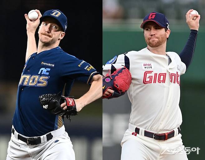 페디(왼쪽), 반즈. 스포츠동아DB