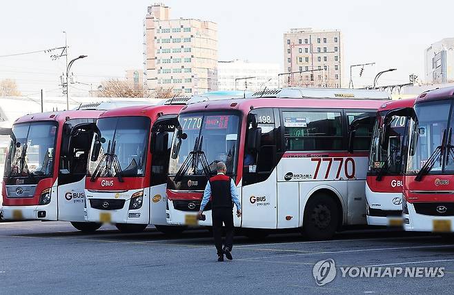 경진여객 차고지 [연합뉴스 자료사진]