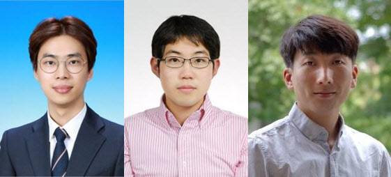 아주대 연구팀.(왼쪽부터)한승용·강대식·고제성 교수.(사진=한국연구재단)