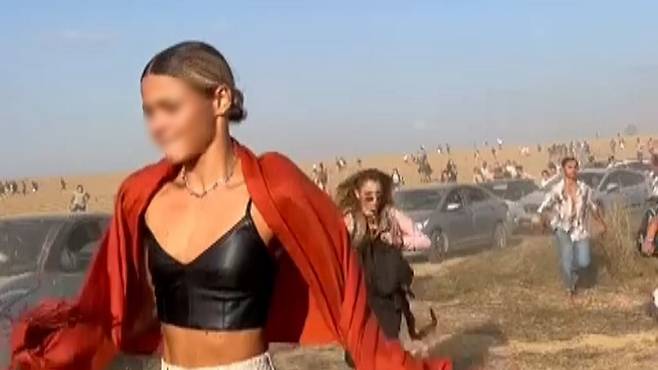 지난 10월 7일(현지시간) 이스라엘 네게브 사막에서 열린 노바 뮤직 페스티벌이 팔레스타인 무장정파 하마스의 기습 공격으로 아수라장이 됐다. 사진=엑스 갈무리