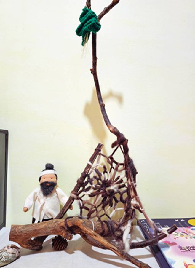 소품인형 떼굴떼굴 떽떼굴 할아버지. 강정민 작가