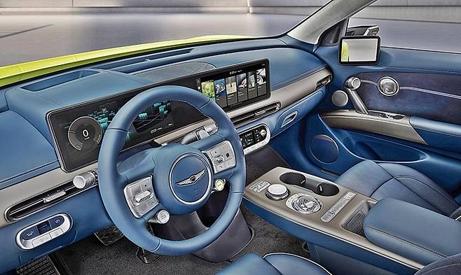 제네시스 GV60 실내 [사진출처=제네시스]