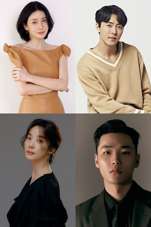 왼쪽부터 시게방향으로 이보영, 이무생 ,이민재, 이청아 ‘하이드’ 출연진. JTBC 제공