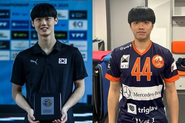 이우진(왼쪽)-송민근(오른쪽). 제공 | FIVB, 대한항공