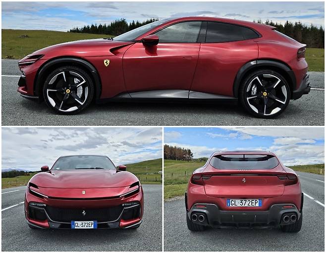 ‘푸로산게’의 측면(위부터 시계방향), 후면, 전면 모습. 뉴질랜드(퀸스타운)=서재근 기자