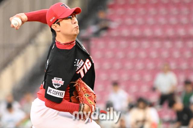 2023년 9월 7일 서울 잠실야구장에서 진행된 '2023 프로야구' 기아-두산의 경기. 양현종/마이데일리